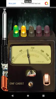 EMF Ghost Detector Simulator android App screenshot 9