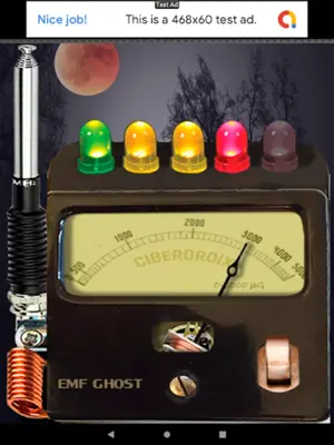 EMF Ghost Detector Simulator android App screenshot 4